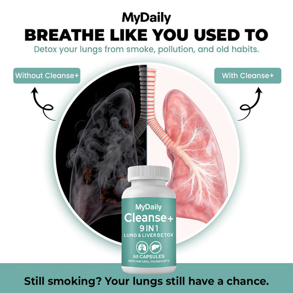 MyDaily Cleanse+ 9-in-1 Lung and Liver Detox Capsules