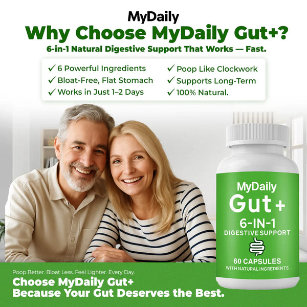 MyDaily Gut+ 6 in 1 Digestive Support Capsules